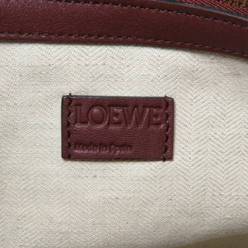 Loewe One Shoulder Hobo Logo Shoulder Bag Leather - Picture 6 of 11